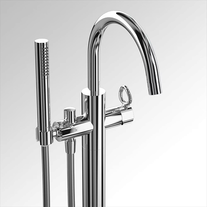 Смеситель напольный THG Collection "O" - фото-2 | interior market