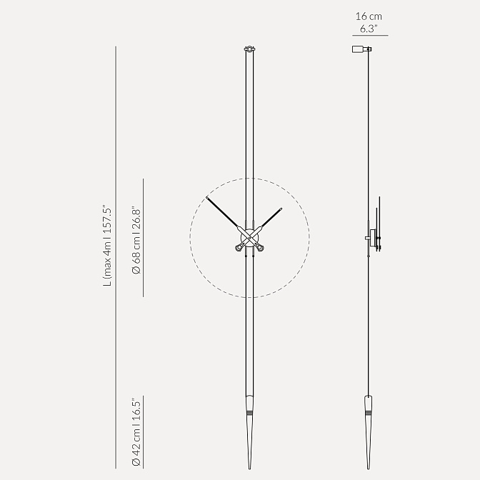 Часы настенные Premium Pendulum NOMON - фото-4 | interior market