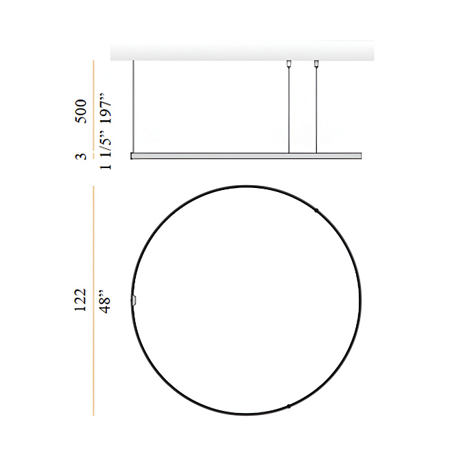 Потолочный светильник  Panzeri ZERO ROUND - фото-5 | interior market
