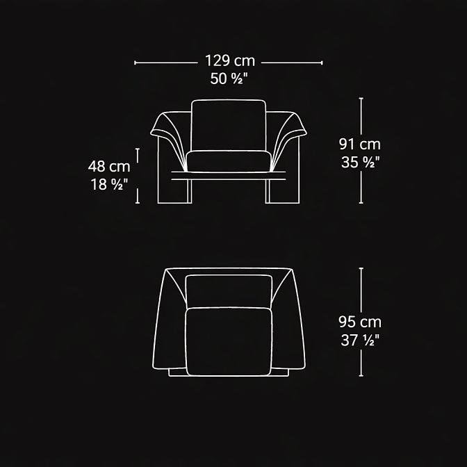 Кресло Neutra La Grande Muraglia - фото-2 | interior market