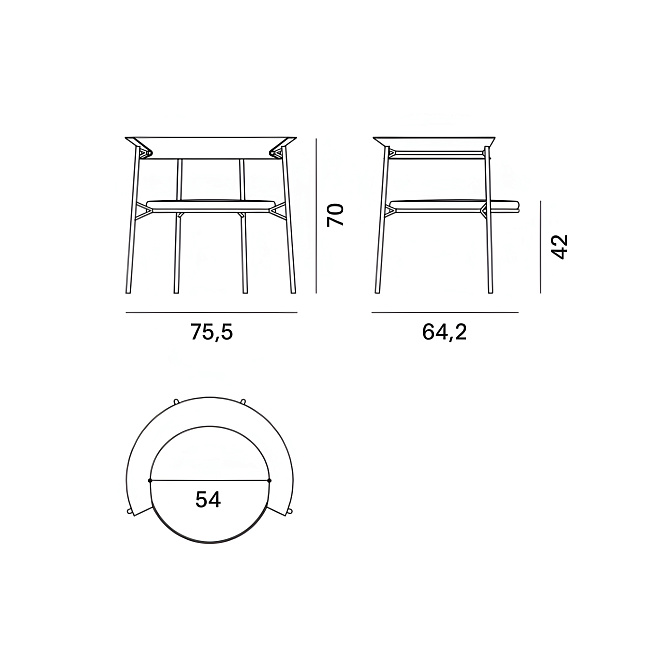 Кресло MDF Italia CANTLE - фото-5 | interior market