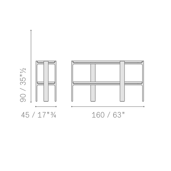 Консоль  Poltrona frau Duo - фото-3 | interior market