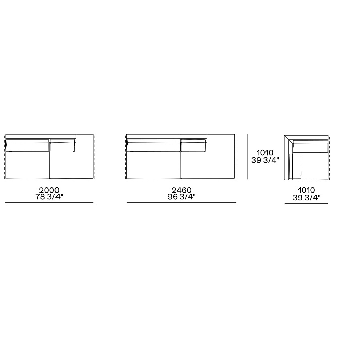 Угловой диван Poliform Bellport - фото-2 | interior market