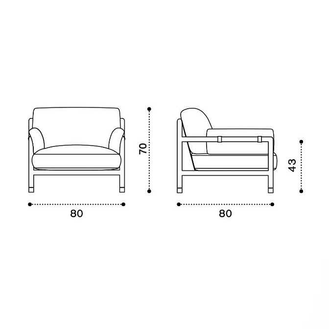 Кресло для улицы Ethimo Lodge - фото-3 | interior market