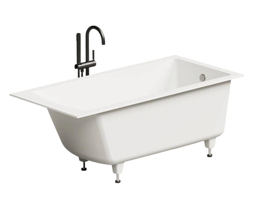 Встраиваемая ванна глянцевая SALINI CASCATA 150x70 - фото-1 | interior market