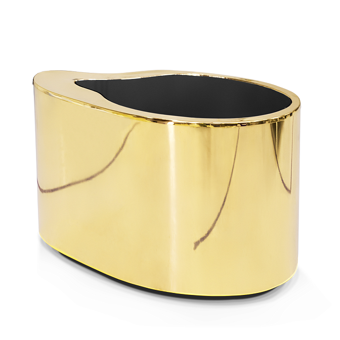 Прикроватная тумба Boca do Lobo Wave Gold Nightstand - фото-5 | interior market