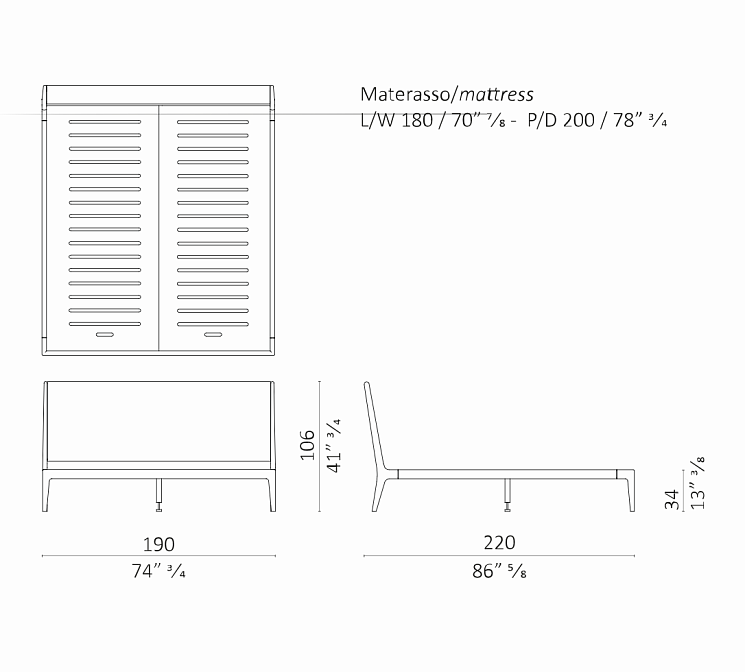 Кровать Ceccotti Brad - фото-2 | interior market