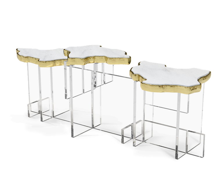 Журнальный столик Boca do Lobo Monet Xl Carrara Side Table - фото-2 | interior market