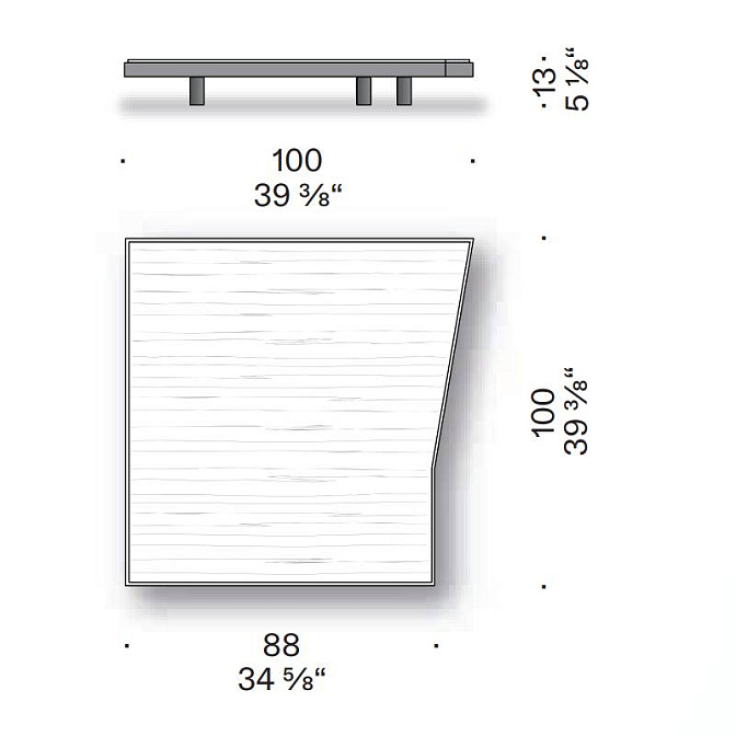 Журнальный столик De Padova Alberese Wood - фото-4 | interior market