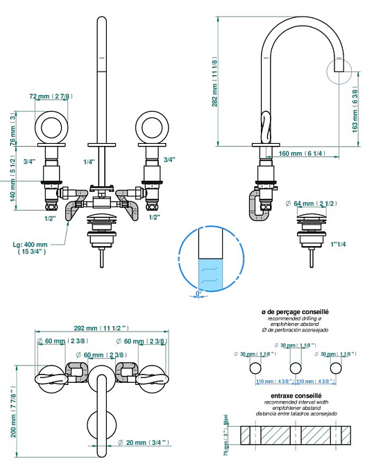 Смеситель для раковины THG Collection "O" - фото-3 | interior market