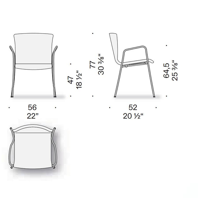 Стул De Padova CIRENE - фото-3 | interior market