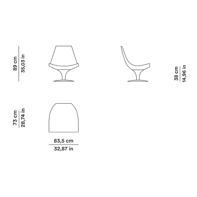 Кресло Tacchini MOON - фото-4 | interior market