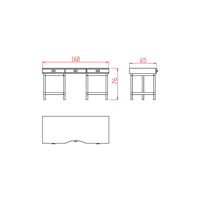 Письменный стол JNL STUDY - фото-3 | interior market