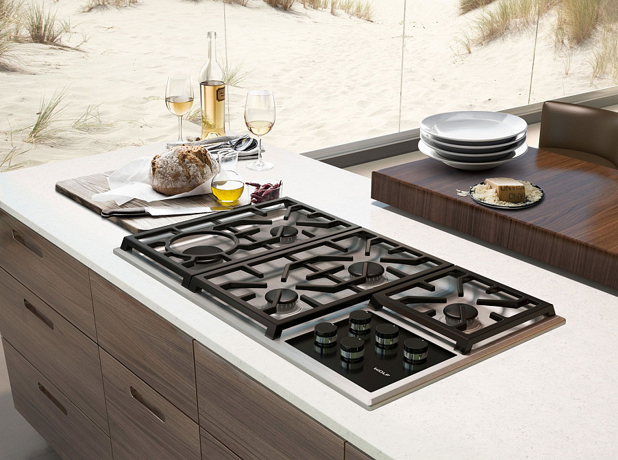 Газовая варочная панель Sub-Zero & Wolf ICBCG365T/S - фото-2 | interior market