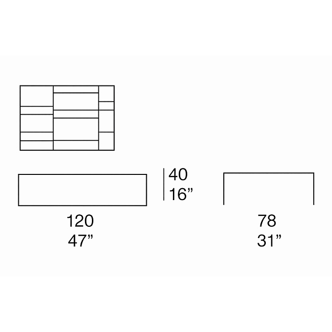 Журнальный столик Paola lenti Sciara - фото-5 | interior market