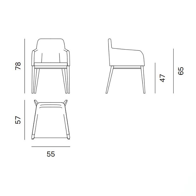 Стул Novamobili Candy - фото-8 | interior market