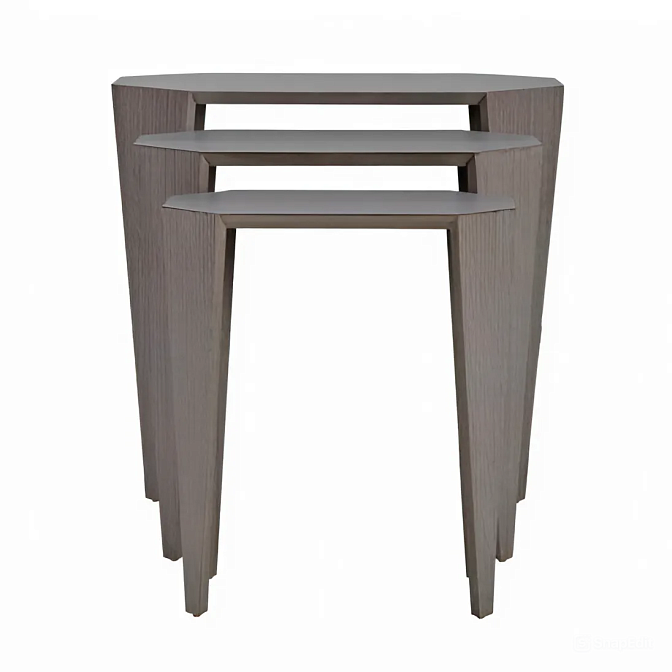 Журнальный столик Bolier Rottet Wood Nesting Tables - фото-1 | interior market