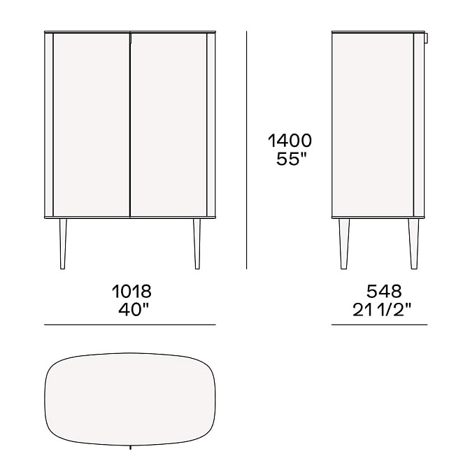 Буфет Poliform Symphony - фото-5 | interior market