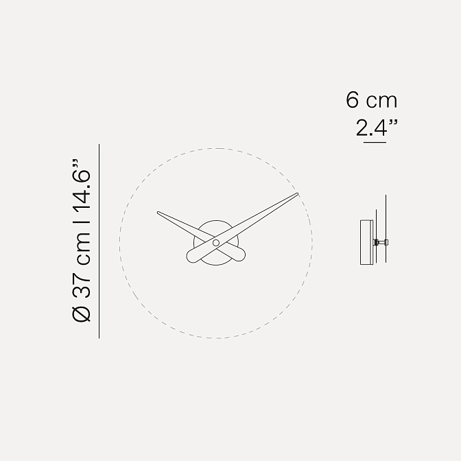 Часы настенные Axiom Mini NOMON - фото-3 | interior market