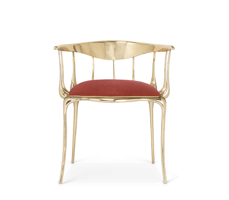 Обеденный стул Boca do Lobo Nº 11 Burgundy Chair - фото-4 | interior market