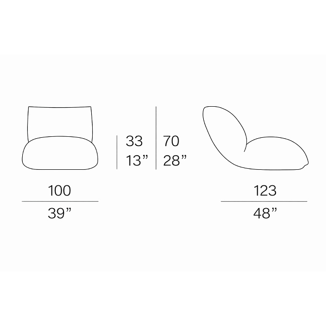 Кресло для улицы Paola lenti POD - фото-5 | interior market