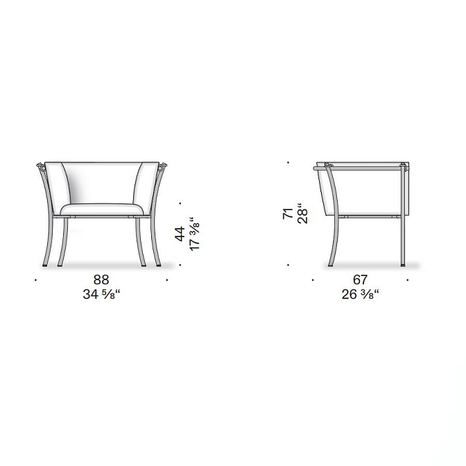 Кресло De Padova SMERALDA - фото-3 | interior market