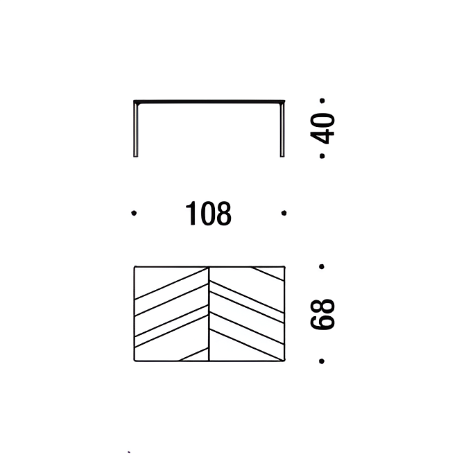Журнальный столик Moroso Fishbone - фото-4 | interior market