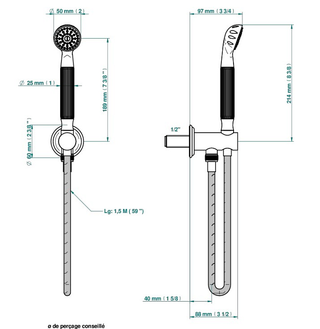 Смеситель встраиваемый THG Jaipur - фото-3 | interior market