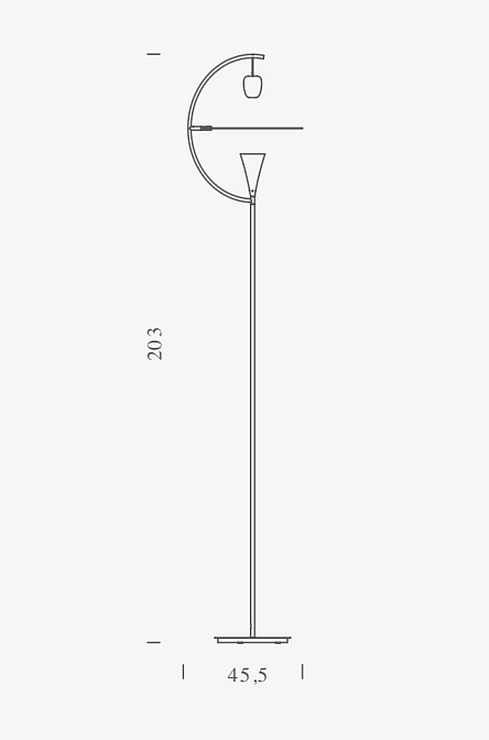 Напольный светильник Nemo NEWTON - фото-6 | interior market