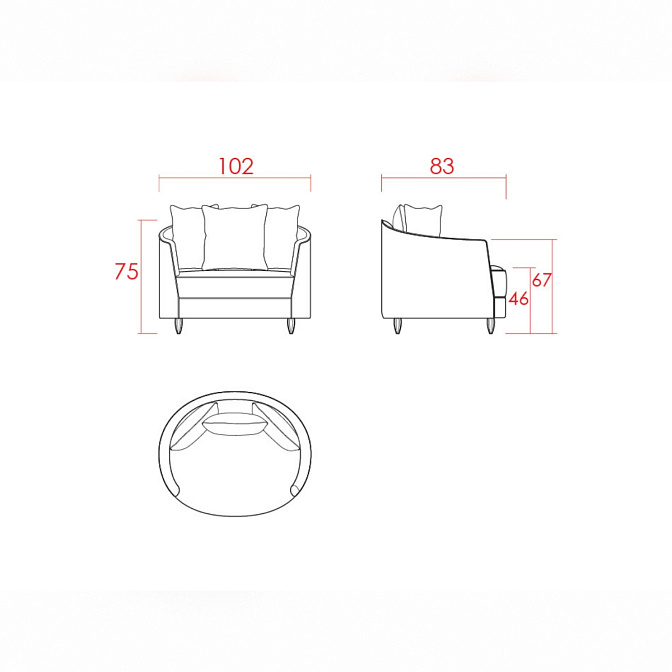 Кресло JNL Cesar - фото-4 | interior market