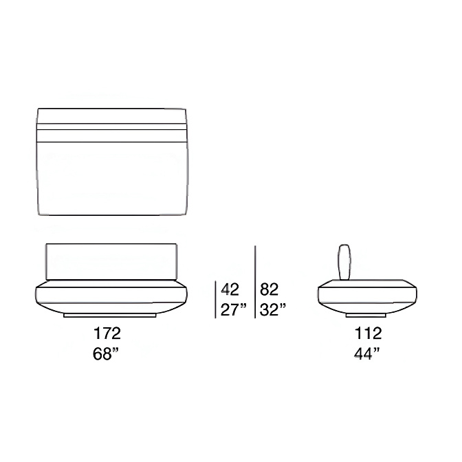 Модульный диван Paola lenti Agio - фото-4 | interior market