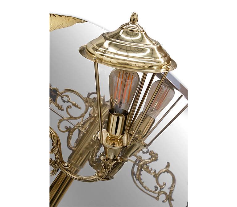 Зеркало интерьерное Boca do Lobo Lumiere Round Mirror - фото-3 | interior market