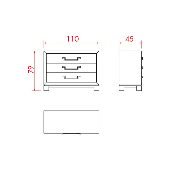 Комод JNL Ecrin - фото-3 | interior market