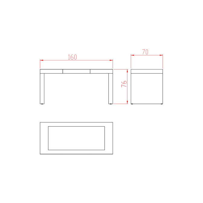 Письменный стол JNL DAISY - фото-2 | interior market