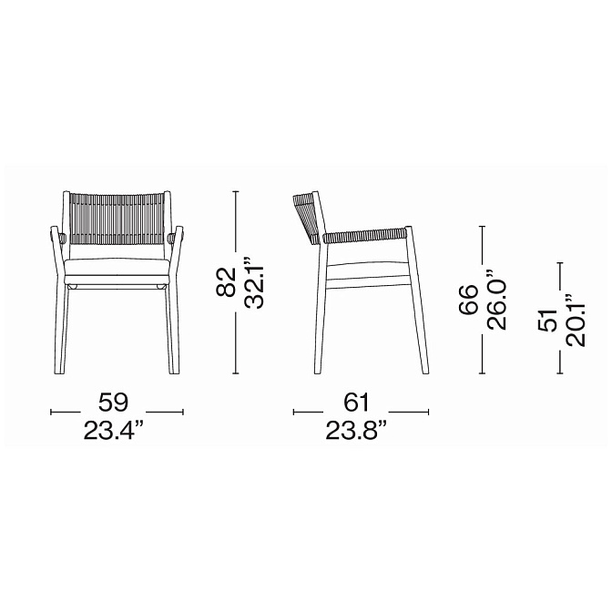 Обеденный стул Cassina DINE OUT - фото-3 | interior market