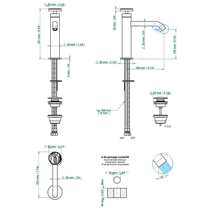 Смеситель для раковины THG Yoko Ice - фото-2 | interior market