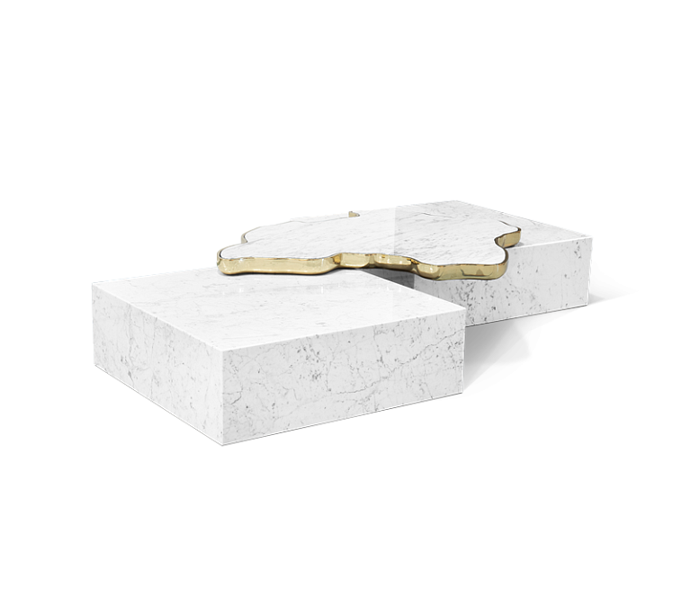 Журнальный столик Boca do Lobo Navarra Carrara Center Table - фото-3 | interior market