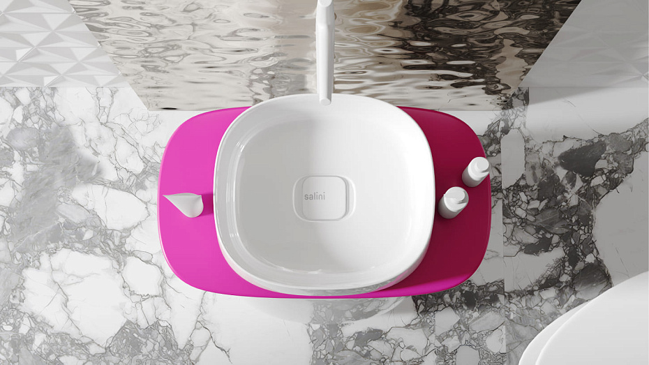 Раковина напольная глянцевая SALINI Oriente Totem - фото-4 | interior market