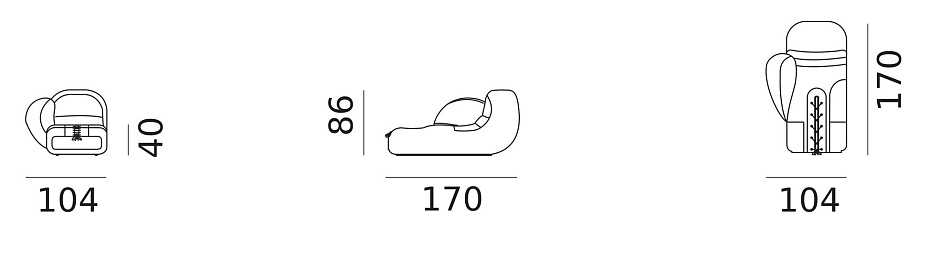 Шезлонг De Sede DS-2878 Boxing - фото-2 | interior market
