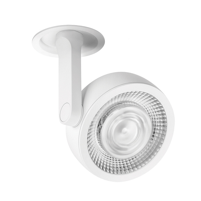 Встраиваемый светильник  Arkos Light SIX L RECESSED 1 17º 2700K WT - фото-1 | interior market