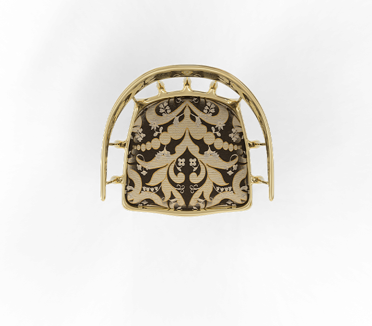Обеденный стул Boca do Lobo Nº11 Semiramide Nero Chair - фото-7 | interior market