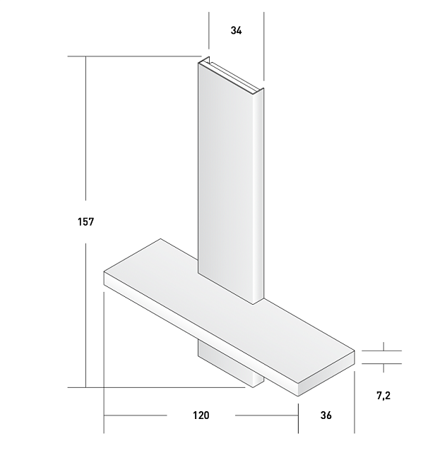 Консоль  Flou Peak - фото-3 | interior market Консоль  Flou Peak - фото-3 | interior market