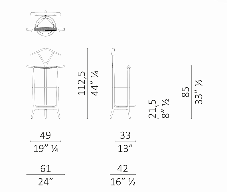 Вешалка Ceccotti Duo - фото-2 | interior market Вешалка Ceccotti Duo - фото-2 | interior market