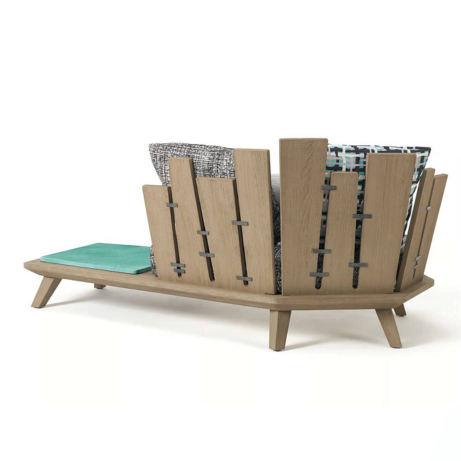 Кресло для улицы с журнальным столиком Ethimo Rafael - фото-3 | interior market