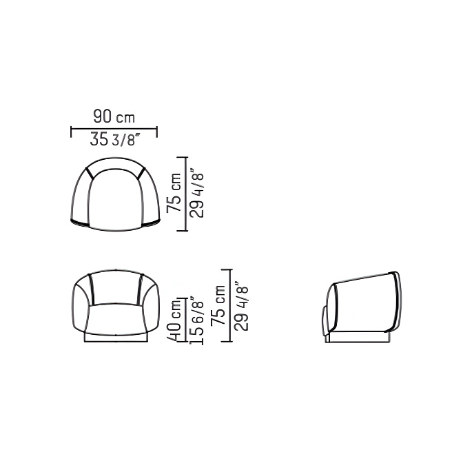 Кресло Studio Piet Boon KATE - фото-6 | interior market