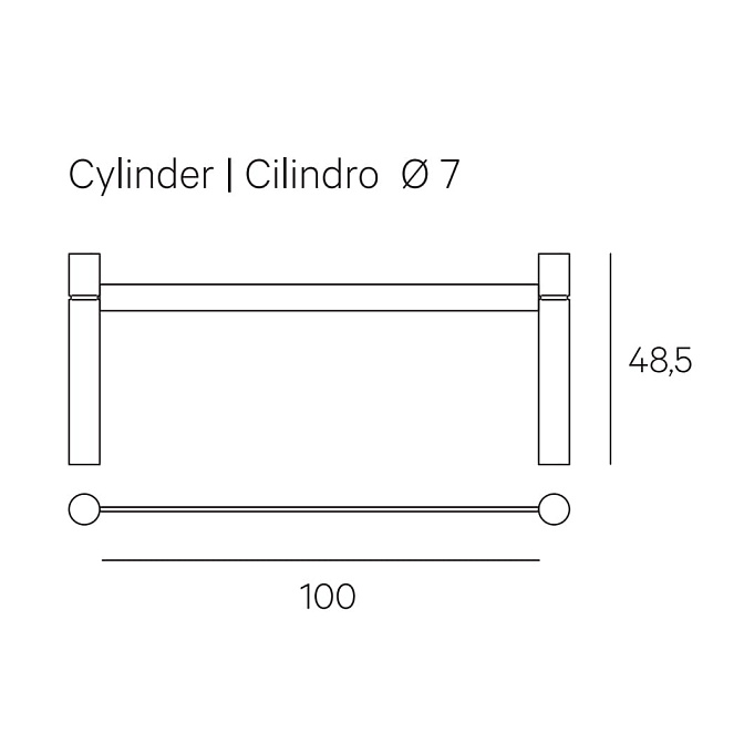 Потолочный светильник  Henge Tubular Horizontal - фото-5 | interior market