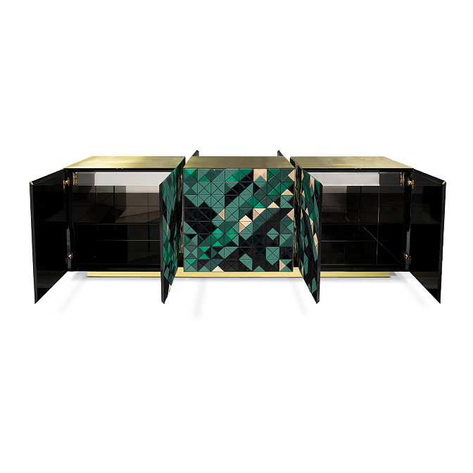 Комод Boca do Lobo Pixel Green - фото-2 | interior market