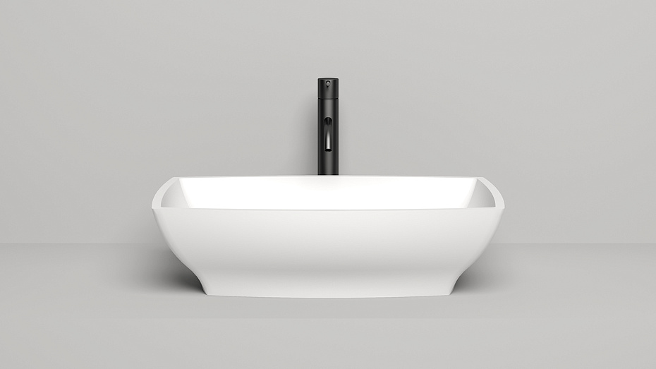 Раковина накладная матовая SALINI GLORIA 04 - фото-2 | interior market