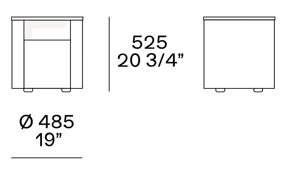 Прикроватная тумба Poliform Onda - фото-2 | interior market