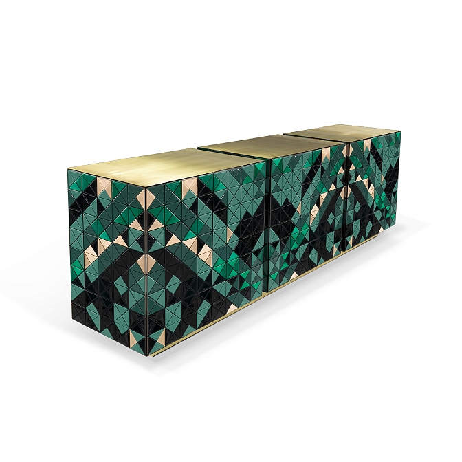 Комод Boca do Lobo Pixel Green - фото-3 | interior market